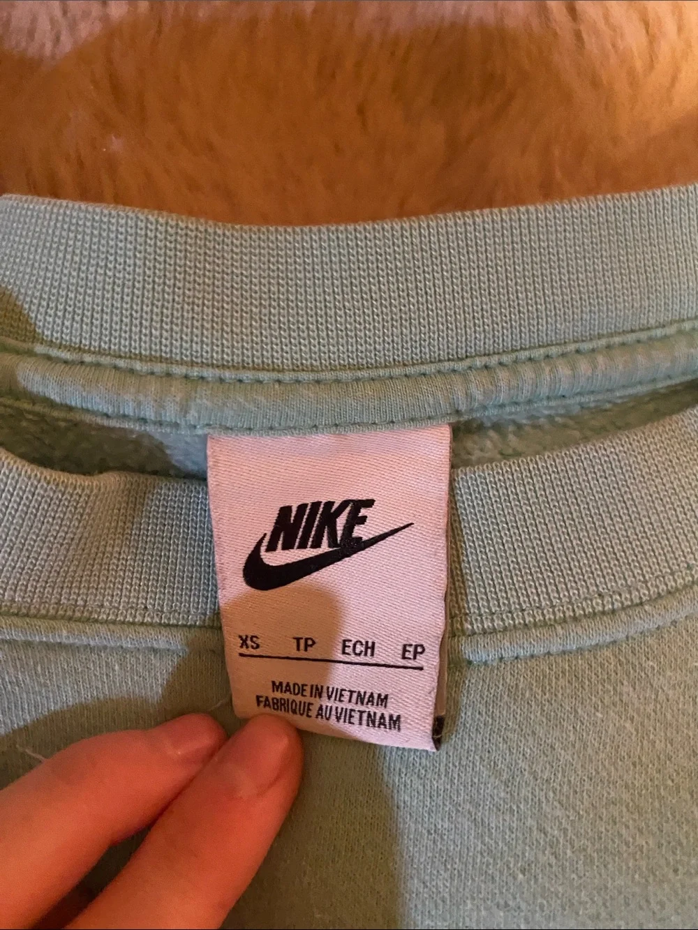 Nike Mint Green Crewneck Sweatshirt